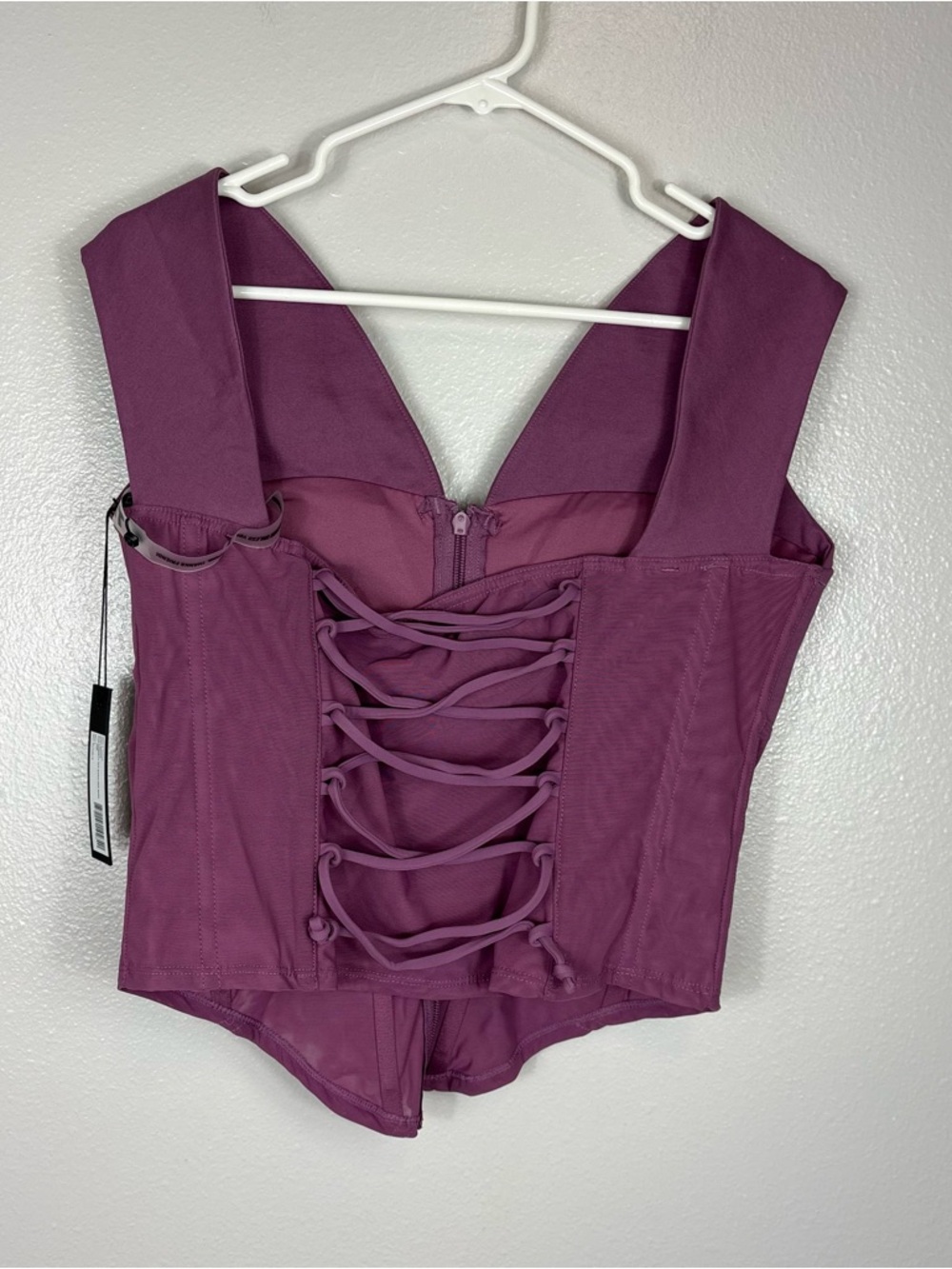 TA3 Corsety Off Shoulder Bare NWT Grape size Large - Picture 3 of 8